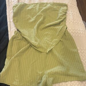 SHEIN Olive Textured Fabric